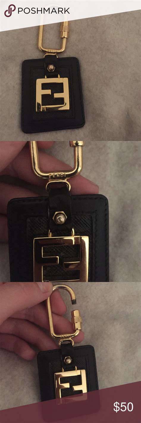 fendi keychain back|fendi luggage keyring.